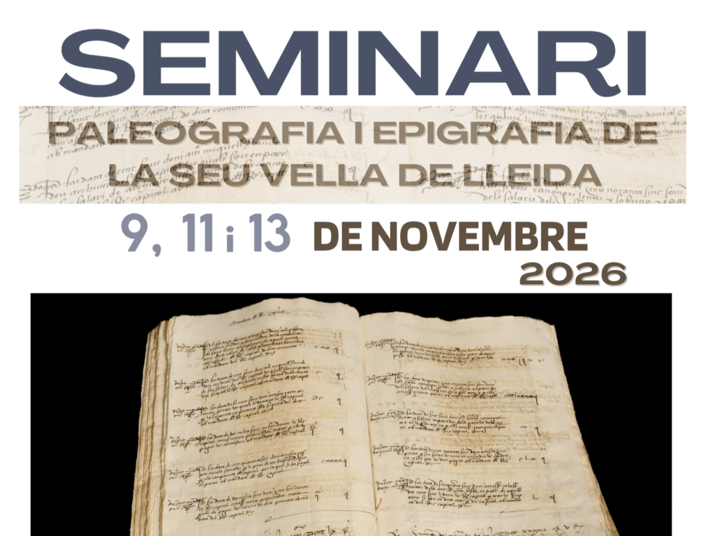 Seminario Paleografía y Epigrafía de la Seu Vella de Lleida